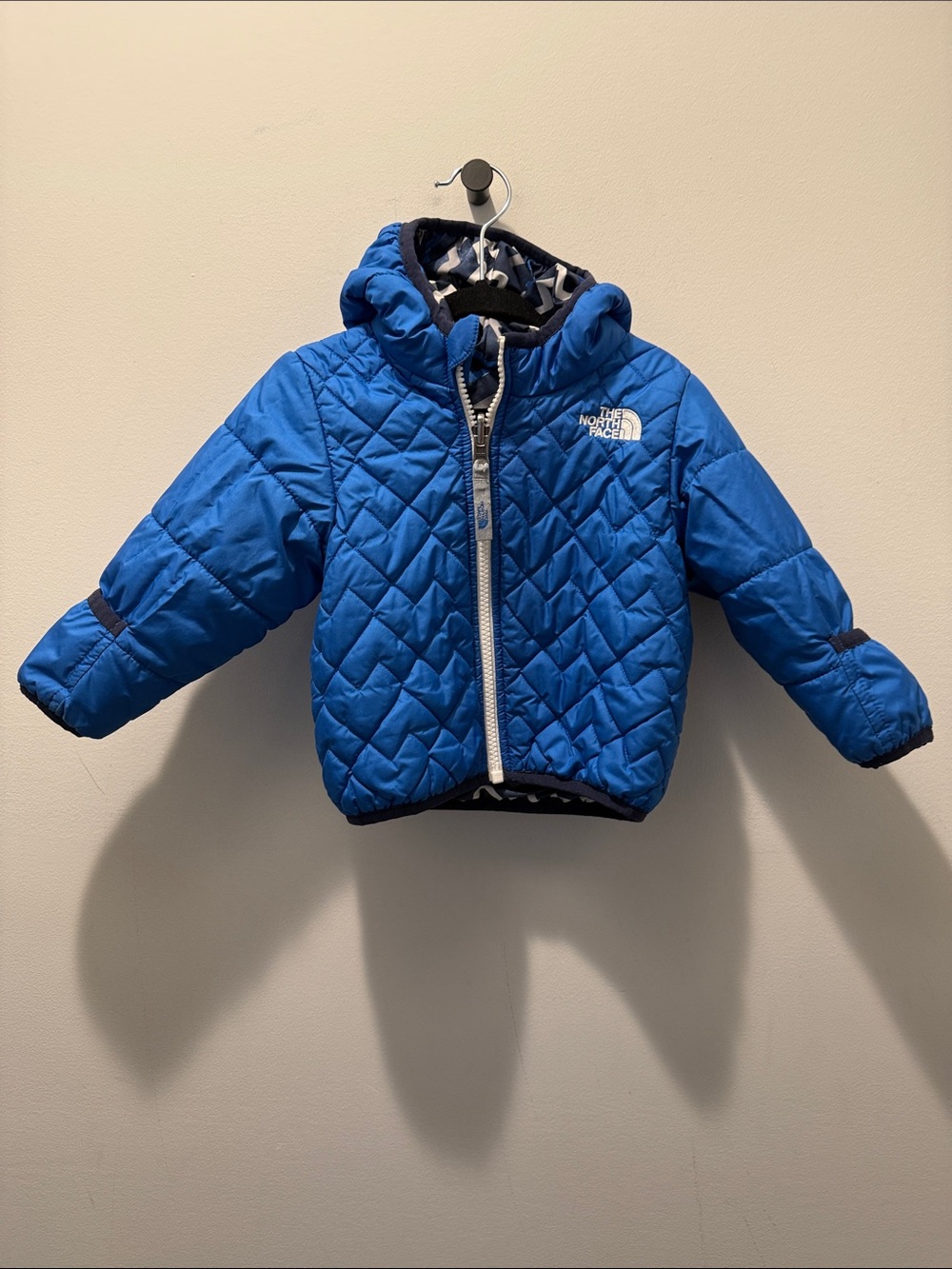 North Face reversible coat perrito coat in size 6-12 months